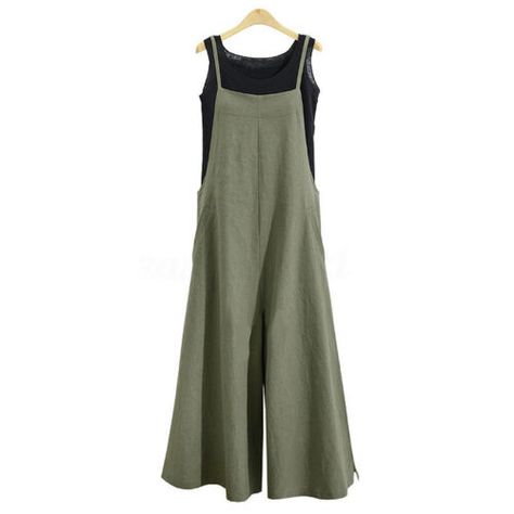 Pola Jumpsuit, Style Salopette, Backless Playsuit, Overalls Summer, Overalls Casual, Maxi Shift Dress, Overalls Fashion, Tank Jumpsuit, Solid Jumpsuit