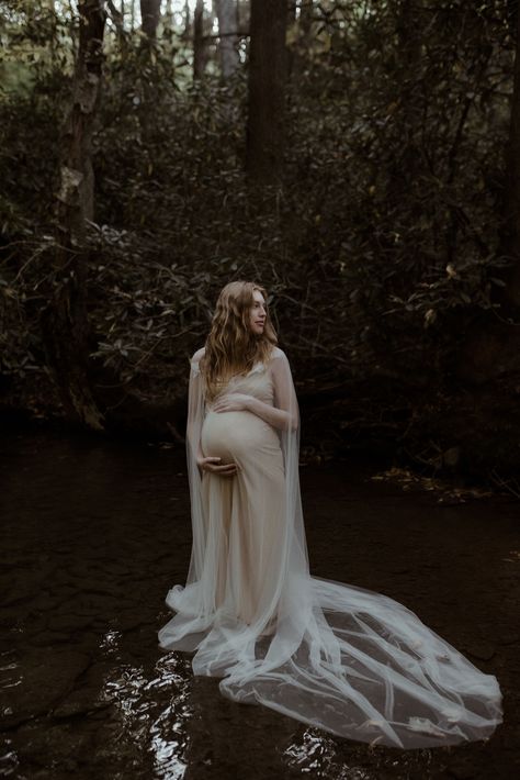 Enchanted Forest Maternity Shoot, Fantasy Maternity Shoot, Witchy Maternity Photos, Whimsical Maternity Shoot, Ethereal Maternity Shoot, Maternity 2023, Maternity Photography Creative, Goddess Maternity Shoot, Moody Maternity Shoot