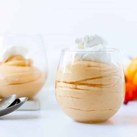 Pumpkin Mousse Recipe, 3 Ingredient Pumpkin, Roasted Squash Soup, Pumpkin Parfait, Fall Dessert Recipes Easy, Pumpkin Mousse, Gingersnap Crust, Pumpkin Pudding, Fall Desserts Easy