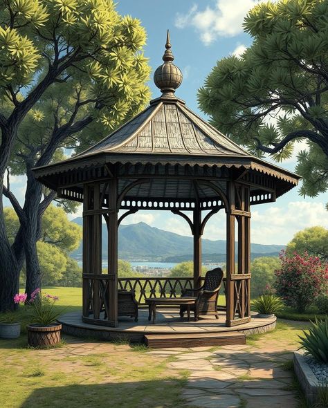 Gazebo, Serum, Forest