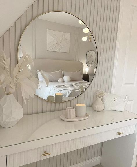 Frame Bathroom Mirror, Frame Bathroom, Toilet Room Decor, Gold Vanity, Minimalist Bathroom Design, Girly Apartment Decor, Dressing Table Design, Small Balcony Decor, Bedroom Refresh