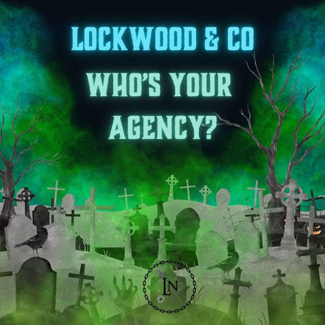 In the Lockwood & Co world of deadly ghost hunting, what Agency would you be working for? Take the Quiz by Lavenderghostco. Hunt or be Haunted! #LockwoodandCo #SaveLockwoodandCo Lockwood And Co Pfp, Lockwood Co, Lockwood & Co, Lockwood And Lucy, Lucy Carlyle, Netflix Tv Shows, Lockwood And Co, Middle Grade Books, Online Quiz