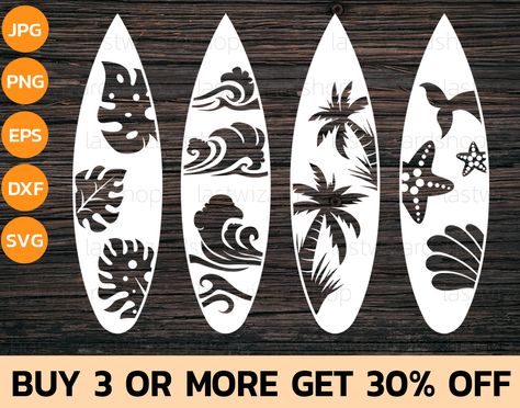 Surf Wall Decor, Travel Png, Wind Surfing, Surf Travel, Stencils For Wood Signs, Fiesta Tropical, Beach Surfing, Gifts For Surfers, Surfboard Design