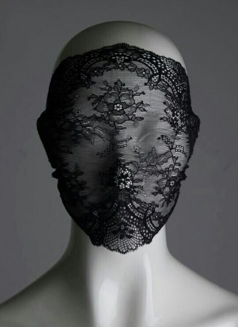 #Laceface Black Lace Mask, Black Mask Aesthetic, Lace Turban, Mask Full Face, Face Lace, Mask Aesthetic, Face Veil, Headband Turban, Lace Headband