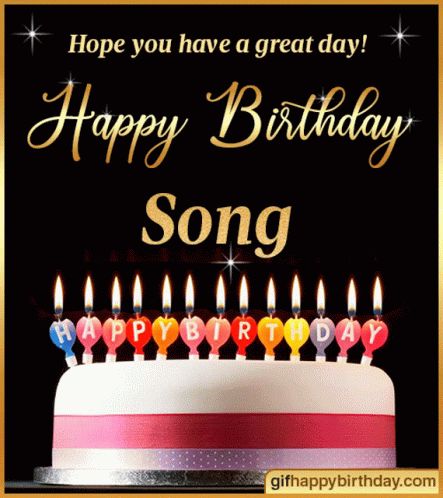 Happy Birthday GIF - Happy Birthday - Discover & Share GIFs Wish Happy Birthday, Happy Birthday Gif, Birthday Gifs, Happy Birthday Song, Birthday Gif, The Happy, To Read, Birthday Cake, Happy Birthday