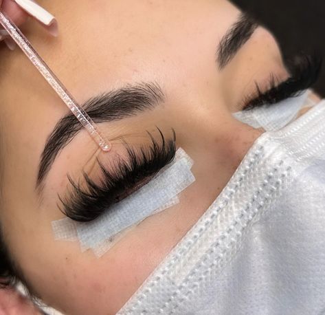 Mega Full Lash Extensions, Volume Lash Extensions With Spikes, Volume Wispy Lash Extensions, Eyelash Extensions Mega Volume, Bottom Lash Extensions, 22nd Bday, Lash Mapping, Lash Extentions, Best Lash Extensions