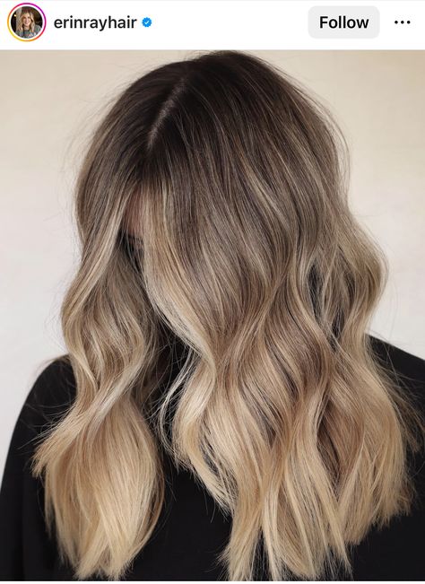 Soft Dark Blonde Balayage, Dark To Light Blonde Balayage, Bright Blonde Highlights, Balayage Hair Ideas, Light Blonde Balayage, Blonde Balayage Hair, Front Highlights, Platinum Blonde Balayage, Balayage Lob