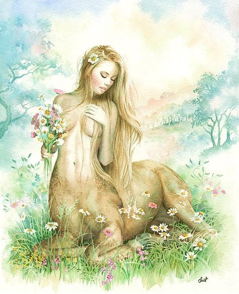 CENTAUR BY SCOT HOWDEN Female Centaur, Greek Paintings, Cotton Rag Paper, Amazing Paintings, Film Art, Original Watercolor Painting, Mythical Creatures, Watercolour Painting, Original Watercolors