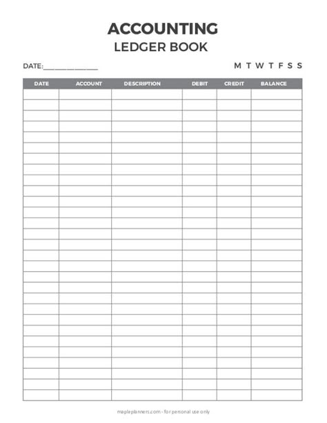 Accounting Ledger Printable, Accounting Ledger, Accounting Templates, Book Keeping Templates, Accounting Images, Learn Accounting, Business Budget Template, Accounting Process, Accounting Books