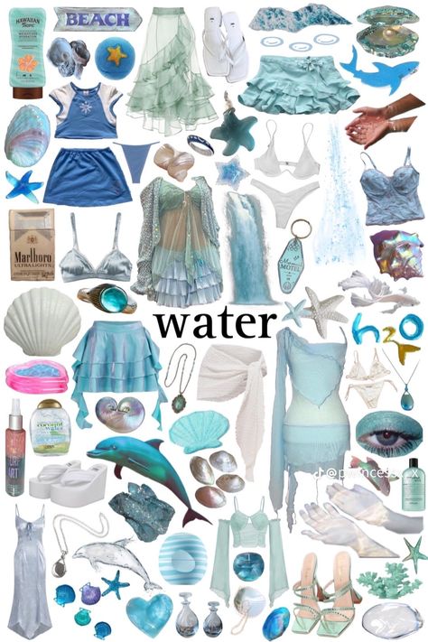 Sea Themed Clothes, Bougie Birthday, Ocean Outfits, Beach Girl Aesthetic, H2o Mermaids, Mermaid Core, Mako Mermaids, Ocean Girl, Lagoona Blue