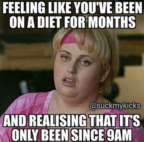 The struggle is real. | "Feeling like you're been on a diet for months and realising that it's only been since 9 AM." — Unknown Funny Diet Memes, Diet Meme, Diet Quotes, Breakfast Low Carb, Diet Humor, Fast Life, Best Instagram Photos, Jillian Michaels, Motivation Poster