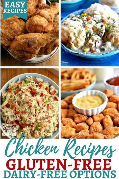 Chicken Recipes Dairy Free, Gluten Free Dairy Free Recipes Dinner, Nuggets Chicken, Gluten Free Dairy Free Dinner, Dairy Free Pasta Recipes, Gluten Free Chicken Recipes, Dairy Free Recipes Dinner, Dairy Free Pasta, Gluten Free Main Dishes