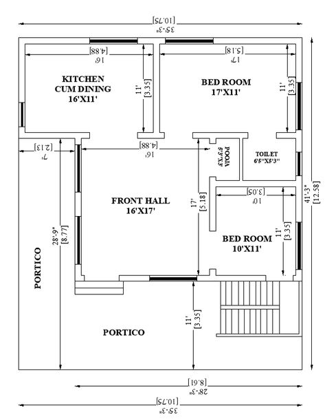 2d Autocad Plan, Autocad Floor Plan With Dimensions, 2d House Plan With Dimensions, 2d Drawings Autocad, Autocad Drawing Floor Plans, Cad Drawing Architecture, 2d Plan Autocad, House Plan With Dimensions, Auto Cad Drawing