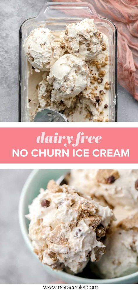 Easy Vegan Ice Cream, Ice Cream Recipe No Churn, Dairy Free Ice Cream Recipe, Vegan Sweetened Condensed Milk, Vegan Frozen Dessert, Lactose Free Ice Cream, Best Vegan Ice Cream, Churn Ice Cream, Vegan Ice Cream Recipe