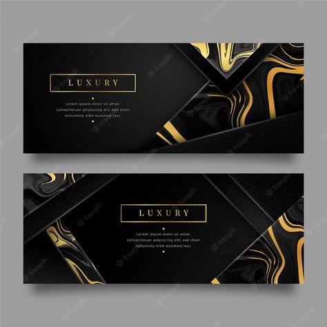 Free Vector | Realistic golden luxury banners Black Friday Sale Design, Sakura Design, Sparkly Background, Elegant Banners, Cosmetics Advertising, Black Friday Banner, Black Friday Sale Banner, Cosmetics Banner, Facebook Cover Design