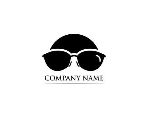 Glasses Logo Design vector Glasses Logo Design, Sunglasses Logo Design, Logo Face, Glasses Logo, Logo Design Ideas, Sunglasses Logo, Cool Sunglasses, Design Vector, Company Names