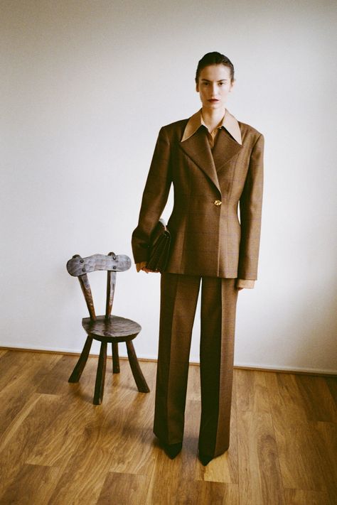 Rejina Pyo Fall 2024 Ready-to-Wear Fashion Show | Vogue Fashion Identity, Ralph Lauren Fall, Fashion Calendar, Rejina Pyo, Pre Fall Collection, Split Skirt, Film Strip, Fall Winter 2024, Next Clothes