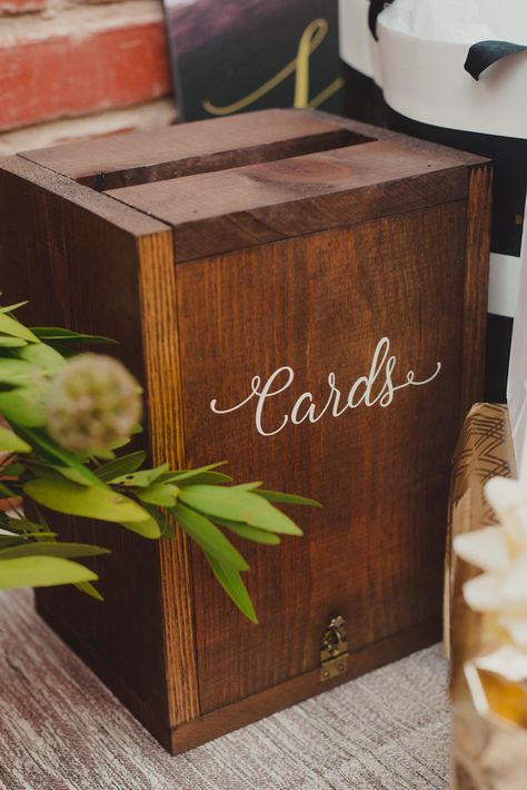 Wooden Box For Wedding Cards, Wooden Envelope Box Wedding, Wooden Card Box Wedding Diy, Simple Card Box Wedding, Wooden Wedding Card Box Ideas, Rustic Card Box Wedding Diy, Card Wedding Box Ideas, Diy Envelope Box Wedding, Wood Card Box Wedding