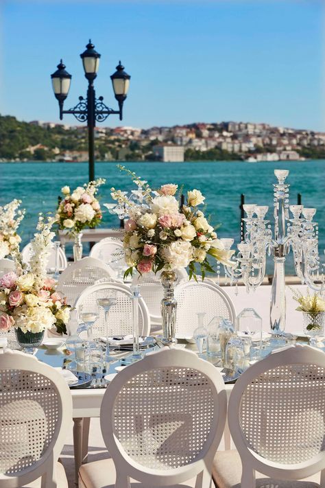 Wedding Venues & Packages | Ciragan Palace Kempinski Istanbul Weddings In Turkey, Turkey Wedding Venues, Istanbul Wedding Venues, Wedding In Istanbul, Kempinski Istanbul, Istanbul Wedding, Wedding Interior, Wedding Cake Tasting, Polish Wedding