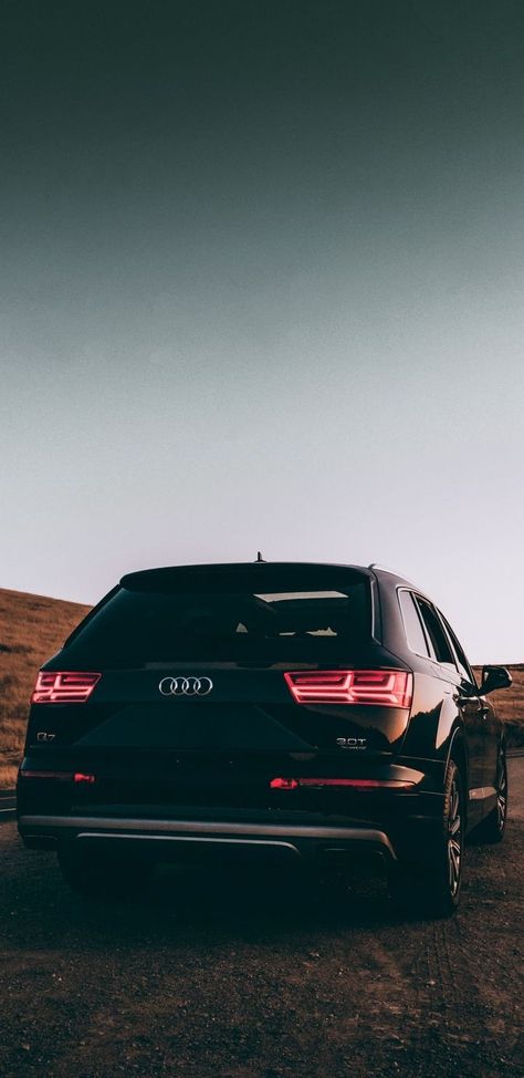 Audi Q7 Black, Q7 Audi, Blacked Out Cars, Allroad Audi, Black Road, Car Iphone Wallpaper, Luxury Cars Audi, Car Leasing, Audi Car