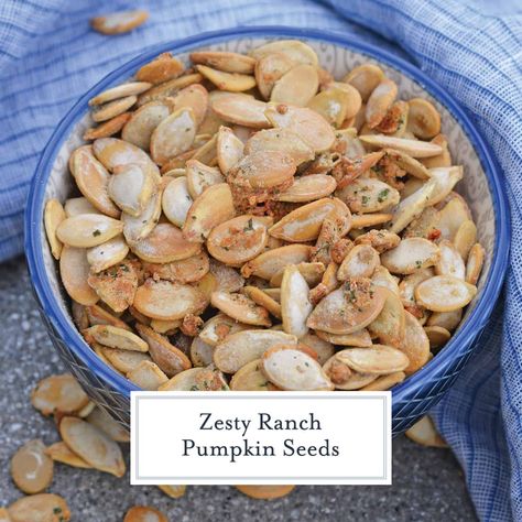 Ranch Pumpkin Seeds, Ranch Roast, Maple Roasted Pumpkin Seeds, Best Pumpkin Seed Recipe, Flavored Pumpkin Seeds, Pumpkin Seed Recipes Roasted, Perfect Pumpkin Seeds, How To Roast Pumpkin, Homemade Pumpkin Seeds