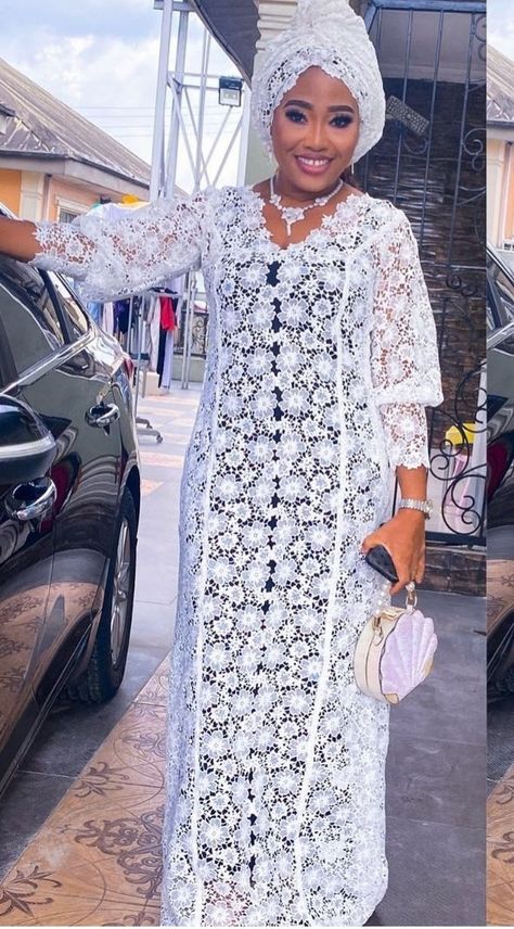 Fitted Lace Gown Styles, Boubou Lace Styles For Women, Bubu Lace Styles, Latest White Lace Styles, Free Lace Gown Styles Nigerian, Cord Lace Styles For Women, Lace Bubu Gown Styles Nigerian, Kaftan Lace Styles, White Lace Gown Styles Nigerian