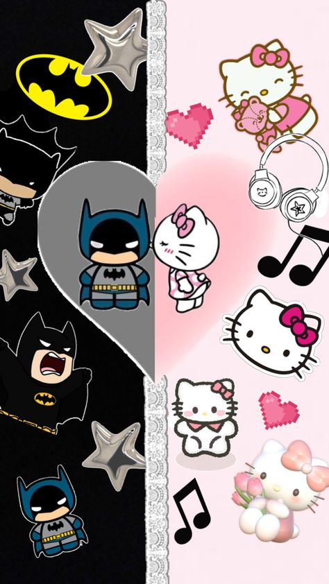 Pink Wallpaper Hello Kitty, Walpaper Hello Kitty, Biker Love, Batman Wallpaper, Matching Wallpaper, Dark Wallpaper Iphone, Pretty Wallpaper Iphone, Oui Oui, Hello Kitty Wallpaper