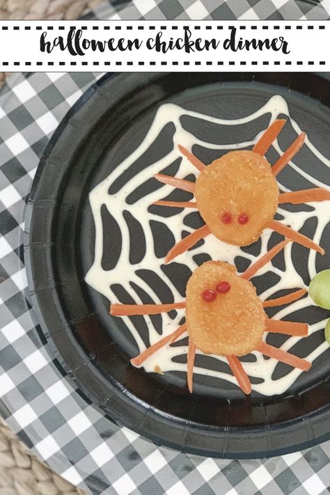 #AD Make Halloween Meals more fun with @Tyson ! Everyday Party Magazine shares spooky Halloween Spider nuggets and Mummy strips. #HalloweenWithTyson #halloweenfoodideas Halloween Nuggets, Spooky Halloween Dinner, Halloween Meals, Halloween Dinner Ideas, Silly Holidays, Tyson Chicken, Tyson Foods, Fun Halloween Food, Make Halloween