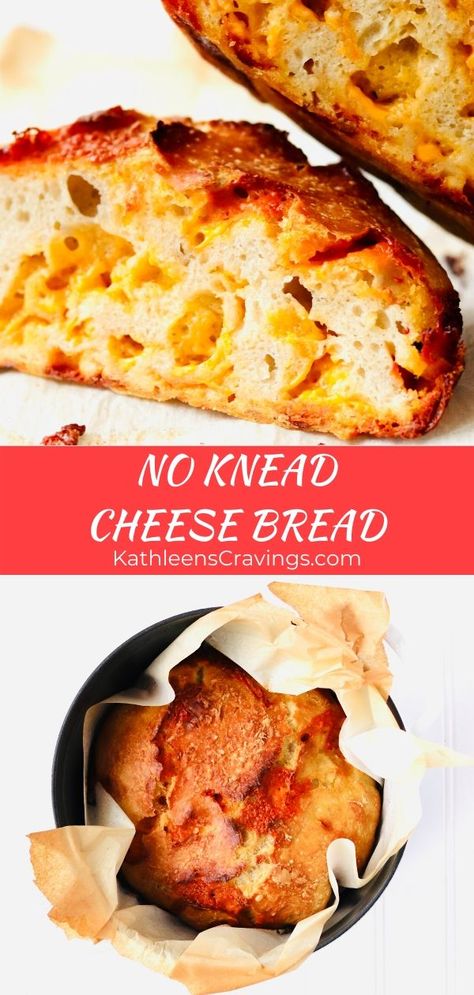 No Knead Dutch Oven Bread Easy Recipes, Easy Bread Recipes For Dutch Oven, O Knead Dutch Oven Bread, Artisan Cheese Bread, Dutch Oven Crusty Bread Recipe, Dutch Oven No Knead Bread Recipes, Sourdough Bread In Dutch Oven Recipe, Bread In The Dutch Oven, Bread Made In Dutch Oven