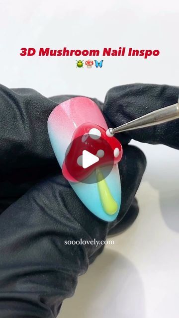 3,315 likes, 9 comments - sooolovely_official on August 30, 2024: "3D mushroom nail inspo 🪲🍄🦋✨✨✨

All products from @sooolovely_official 🛍

#manucure #nail #nailart #nailsnailsnails #naildesign #nailaddict #nailporn #nails #nailinspo #nailinspiration #nailswag #nailtech #nailtechnician #3dnailart #halloweennails". 3d Nail Art, Nail Technician, Nail Tech, Swag Nails, Halloween Nails, Nails Inspiration, Nail Inspo, All Products, Nail Designs