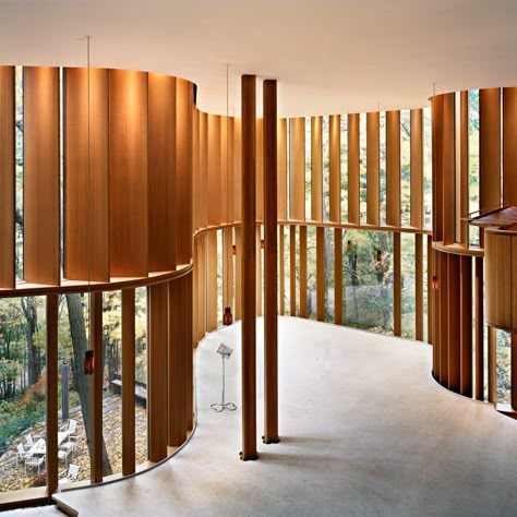 Scary School, House Concert, Toronto Architecture, Glass Chapel, Balcony View, James Stewart, Steel Columns, Concert Venue, Timber Cladding