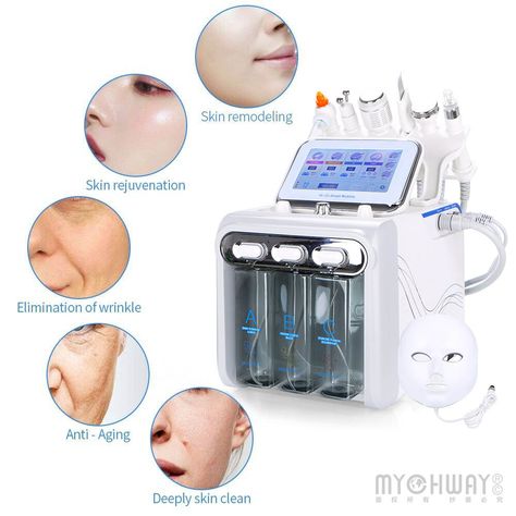 Hydro Facial Machine | Water Dermabrasion Hydrafacial Hydro Peeling Mask Machine Peeling Mask, Hydra Facial, Beauty Equipment, Skin Care Treatments, Facial Cleansing, Wrinkle Remover, Better Skin, Facial Masks, Skin Rejuvenation