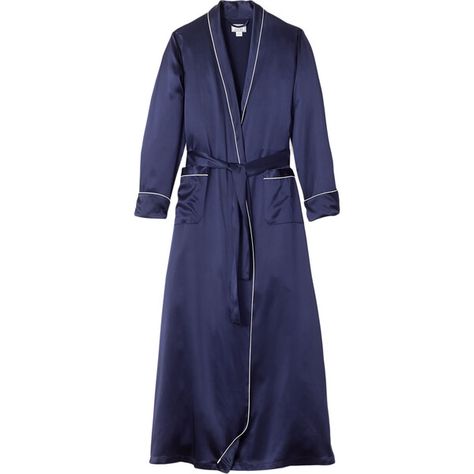 Silk Bathrobe, Silk Robe Long, Luxury Sleepwear, Classic Pajamas, Women's Robe, Silk Robe, Luxury Silk, Navy Women, Mulberry Silk