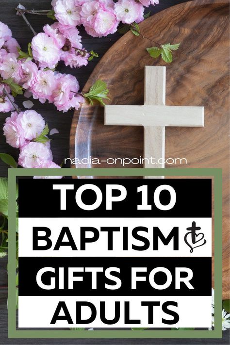 Baptism Gift Ideas Teen Girl, Baptism Gifts For Teenage Boys, Baptism Gifts For Girl, Baptism Gifts For Guests, Baptism Gifts For Teenage Girl, Baptism Celebration Ideas, Baptism Gifts For Adults, Adult Baptism Party Ideas, Diy Baptism Gifts