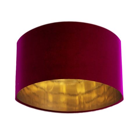 Red Claret Velvet Lampshade With Mirror Gold Lining Lamp - Etsy Velvet Lamp, Red Lampshade, Gold Lampshade, Velvet Lampshade, Red Lamp Shade, Red Lamp, Ceiling Lamp Shades, Floor Lamp Shades, Claret Red