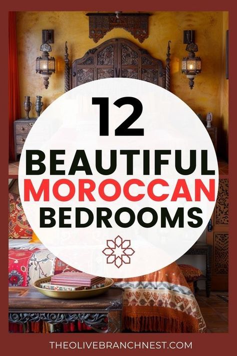 Dream in a world of Moroccan bedrooms, where decor ideas are a blend of colorful, bohemian charm and the mystique of Arabian Nights. Bring Morocco to your home with rich textures and vivid patterns for a unique sanctuary. Moroccan Bedrooms, Arabian Nights Bedroom, Marrakech Interior Design, Modern Moroccan Bedroom, Rustic Tile Floor, Moroccan Style Bedroom, Moroccan Bedroom Ideas, Moroccan Decor Bedroom, Moroccan Inspired Bedroom