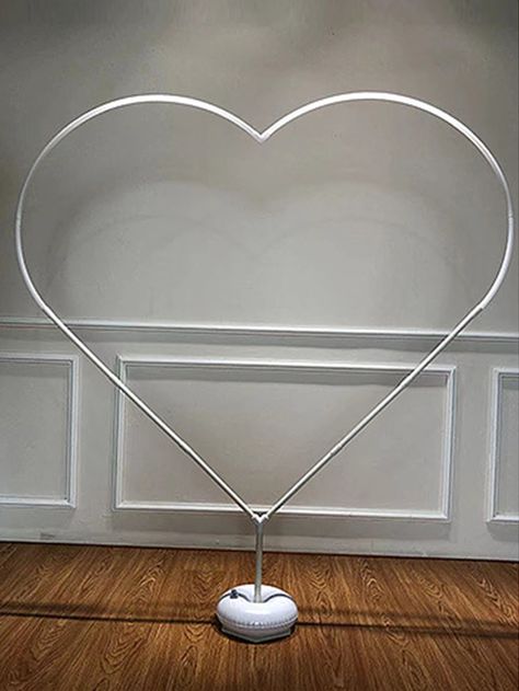 White Valentine's Day Party Holiday Balloon Heart Shape StandI discovered amazing products on SHEIN.com, come check them out! Balloon Heart, Holiday Balloons, Galentines Party, Valentine's Day Party, Heart Themed, Girls Valentines, Valentines Day Party, Slumber Parties, Day Party