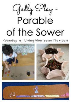 The Parable Of The Sower, Bible Parables, Catechesis Of The Good Shepherd, Parable Of The Sower, Scriptures For Kids, Godly Play, Middle School Activities, Montessori Lessons, Toddler Education