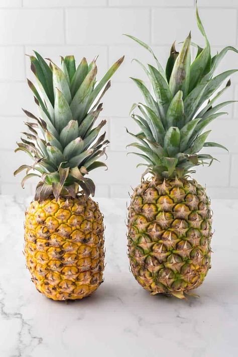 How to Tell if a Pineapple Is Ripe Ripe Pineapple How To Tell A, Pineapple Ripeness, Cut A Pineapple, Cut Pineapple, Tropical Fragrance, Ripe Pineapple, Nut Recipes, Pineapple Upside, Pineapple Upside Down