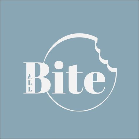 GRAPHIC DESIGN & BRANDING on Instagram: “NO BARK AND ALL BITE First branded post of 2021. I’ve been working on a lot of passion projects to help develop my skills and keep those…” Bites Logo Design, Bites Logo, Baking Logo Design, Baking Logo, New York Food, Cake Logo, Passion Project, Business Logo Design, Logo Ideas