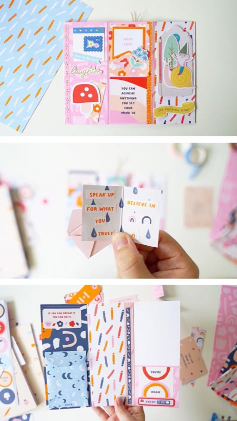 Snail Mail Quotes, Snail Mail Printables Free, Snail Mail Flipbook Tutorials, Flat Mail Ideas, Penpal Envelope Ideas, Flipbook Tutorial, Snail Mail Crafts, Flipbook Ideas, Penpal With Me