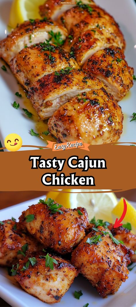 Cajun Chicken via @recipesforfamily12 Creole Seasoning Chicken, Soulfood Chicken Recipes, Cajun Chicken Seasoning, Chicken Creole Recipe New Orleans, Cajun Crockpot Chicken, Cajun Chicken And Rice Recipes, Chicken Wing Boil Cajun, Chicken Spices Recipes, Soul Food Chicken Recipes