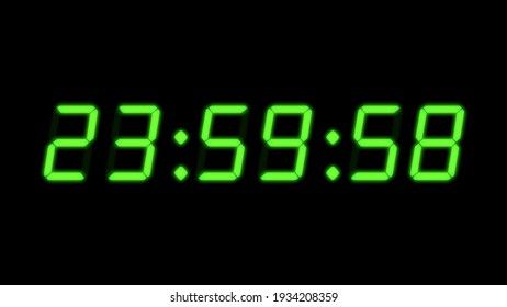 24 Hours Clock Countdown to Midnight for New Years on Black Background 24 Hour Clock, Countdown Clock, Travel Picture Ideas, Picture Ideas, Black Background, Stock Footage, Clock, Collage, Travel