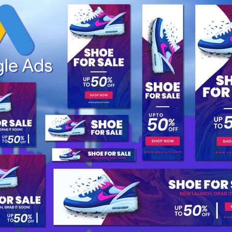 I will design google banner ads for adwords display ads Google Banner Ads, Website Slider, Google Banner, Website Ads, Ads Social Media, Web Ads, Type Logo, Create Logo, Display Banners