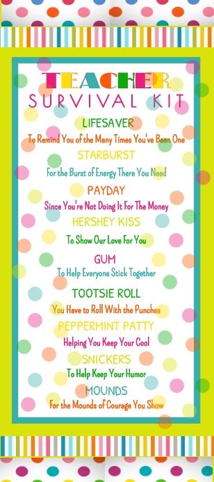 Teacher Survival Kit Gift Ideas, Teacher Survival Kit Free Printable Tags, Teacher Survival Kit Free Printable, Teacher Survival Kit Gift, Teacher Survival Kit, Teacher Emergency Kit, Survivor Kit, Summer Survival Kit, Teacher Appreciation Diy