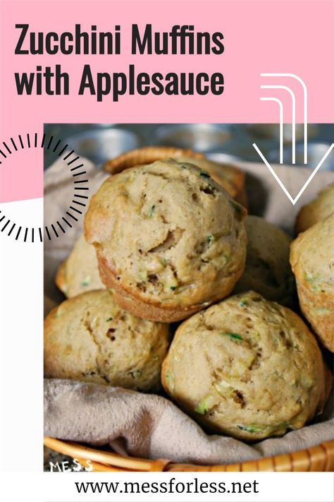 Zucchini Muffins With Applesauce, Applesauce Zucchini Muffins, Zucchini Applesauce Muffins, Apple Sauce Muffins, Muffins With Applesauce, Apple Zucchini Muffins, Easy Zucchini Muffins, Banana Applesauce Muffins, Gluten Free Zucchini Muffins