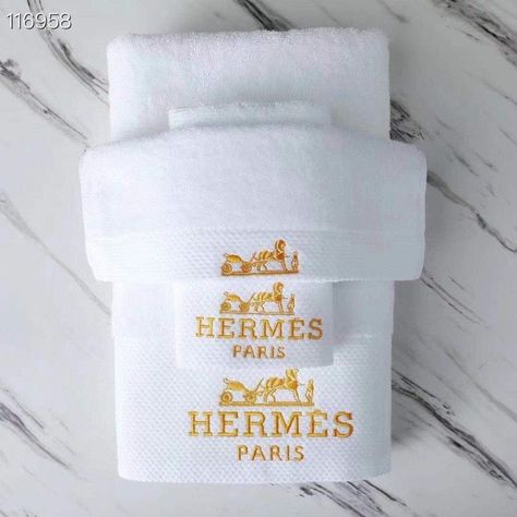 Hermes Towel Set 3pcs LRJF356 Bath Towel, Hand Towel and Washcloth 3-piece Towel Set Ideal Household Supplies Hermes Towel, Bathroom Accessories Sets, Luxury Towels, White Gardens, Household Supplies, Winter Theme, Towel Set, Bath Towels, Bathroom Accessories