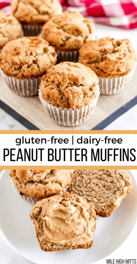 Gf Df Muffins Healthy Recipes, Gluten Free Peanut Butter Muffins, Peanut Butter Protein Muffins, Df Dessert, Health Era, Peanut Butter Muffins Recipes, Gluten Free Dairy Free Muffins, Gf Muffins, Gf Treats