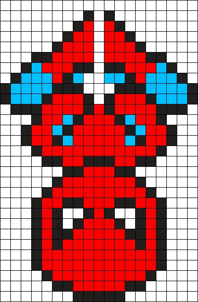 8 Bit Spiderman, C2c Spiderman Crochet Blanket, Peeler Bead Spiderman, Spiderman Beads Pattern, Marvel Fuse Beads, Fuse Beads Spiderman, Spiderman Perler Beads Pattern, Coffin Perler Bead Patterns, Spiderman Crochet Graph