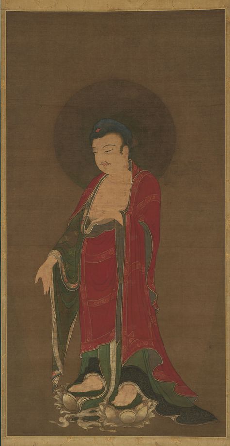 Buddha Amitabha Descending from His Pure Land | China | Southern Song dynasty (1127–1279) | The Metropolitan Museum of Art Painting Buddha, North Asia, Amitabha Buddha, Ancient Chinese Art, Buddha Painting, Song Dynasty, Buddha Art, Buddhist Art, Ancient China